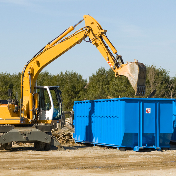 can i request a rental extension for a residential dumpster in Packwood IA